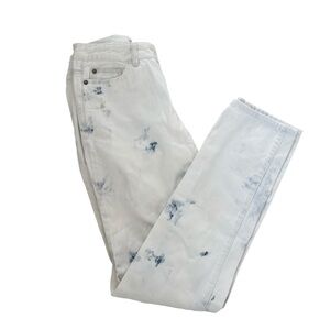 Michael Kors Bleached & Distressed Low Rise Jeans
